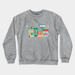 NYC cityscape Christmas Crewneck Sweatshirt